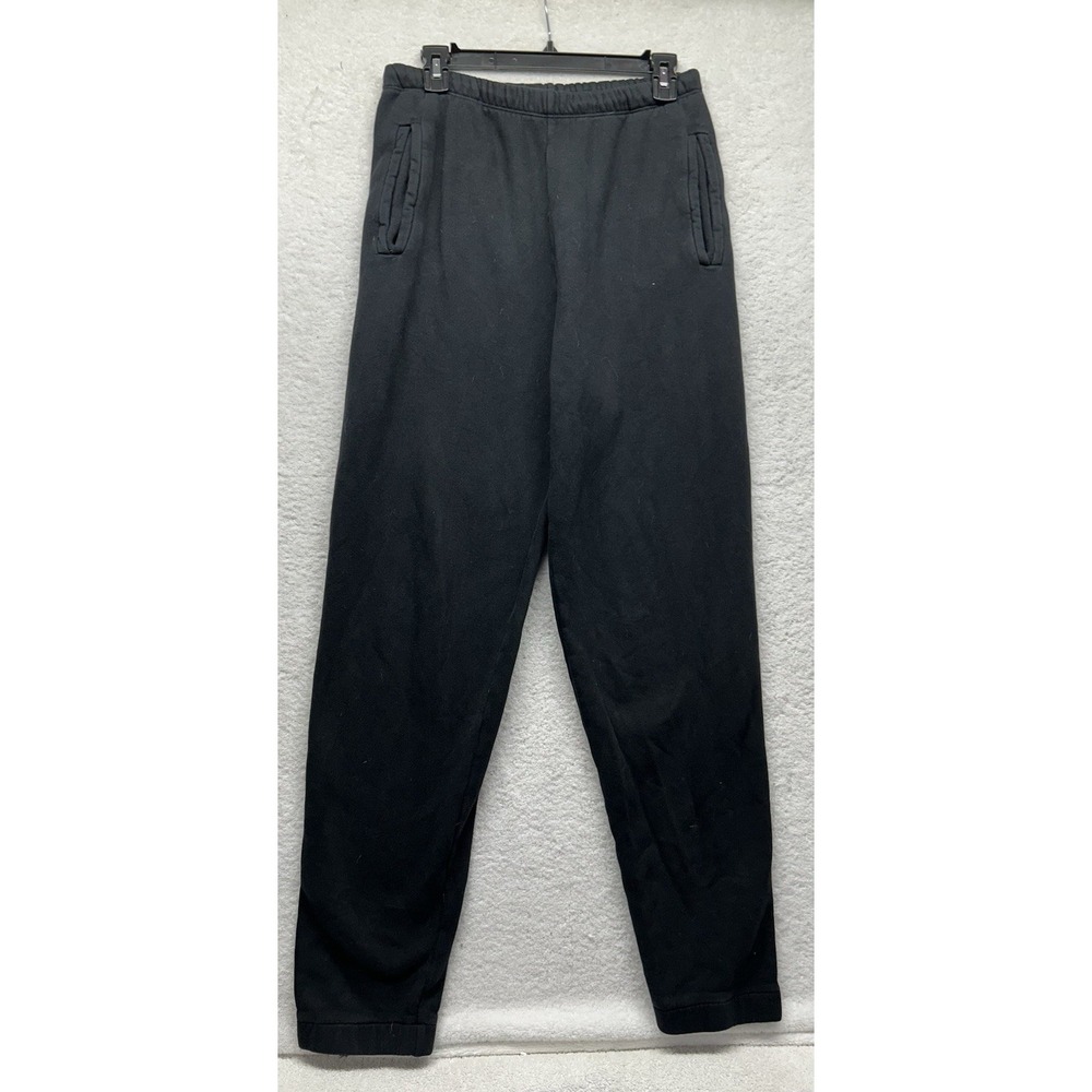 Joah Brown Mens Size M Black Terry Fleece Pullover Sweatpants (T3)